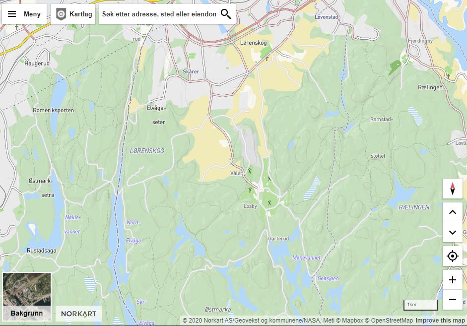 kart over lørenskog Kartportaler   Lørenskog kommune